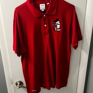 Disney Lacoste golf shirt